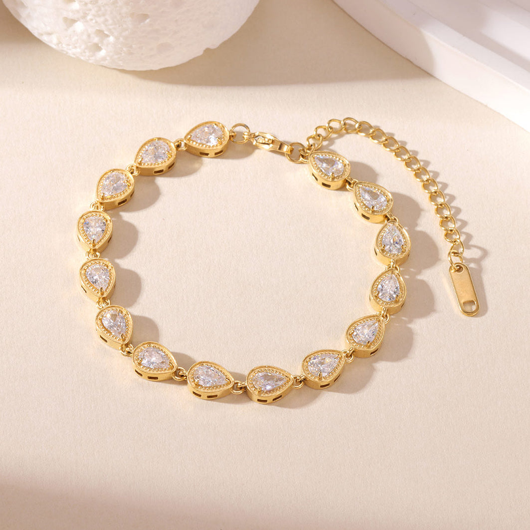 Pulsera Gota Blanco