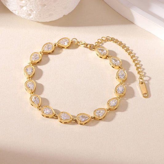 Pulsera Gota Blanco
