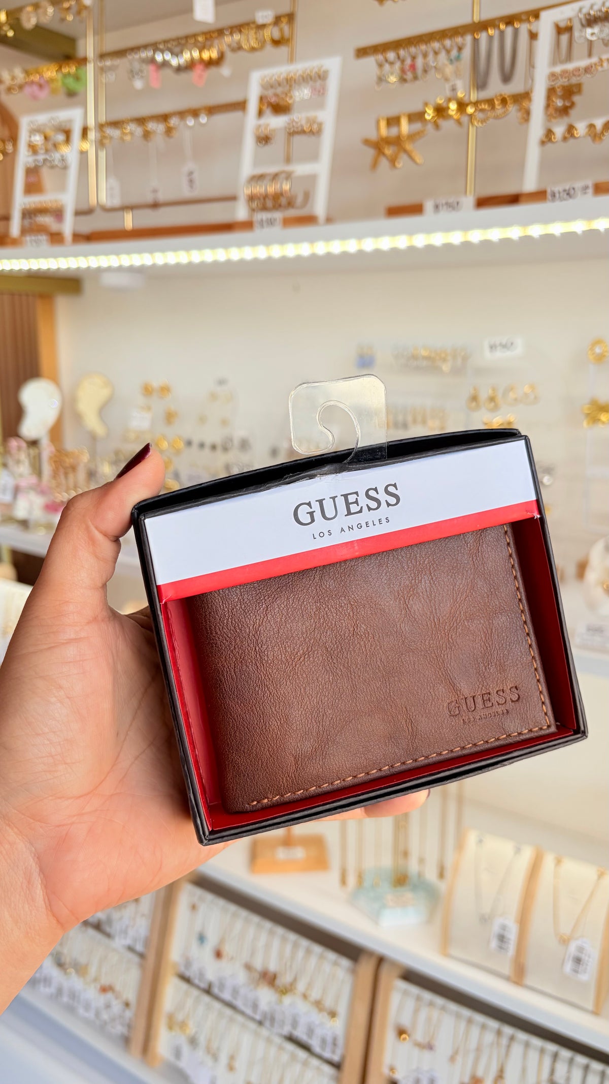Cartera Caballero Café Guess