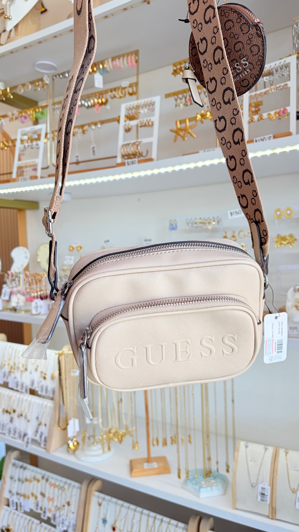 Bolsa Dama Nude Guess