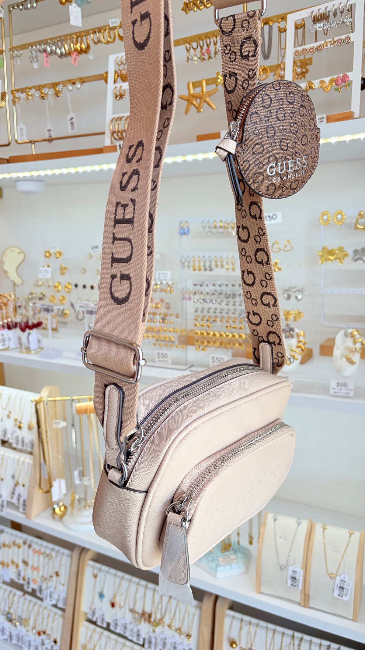Bolsa Dama Nude Guess