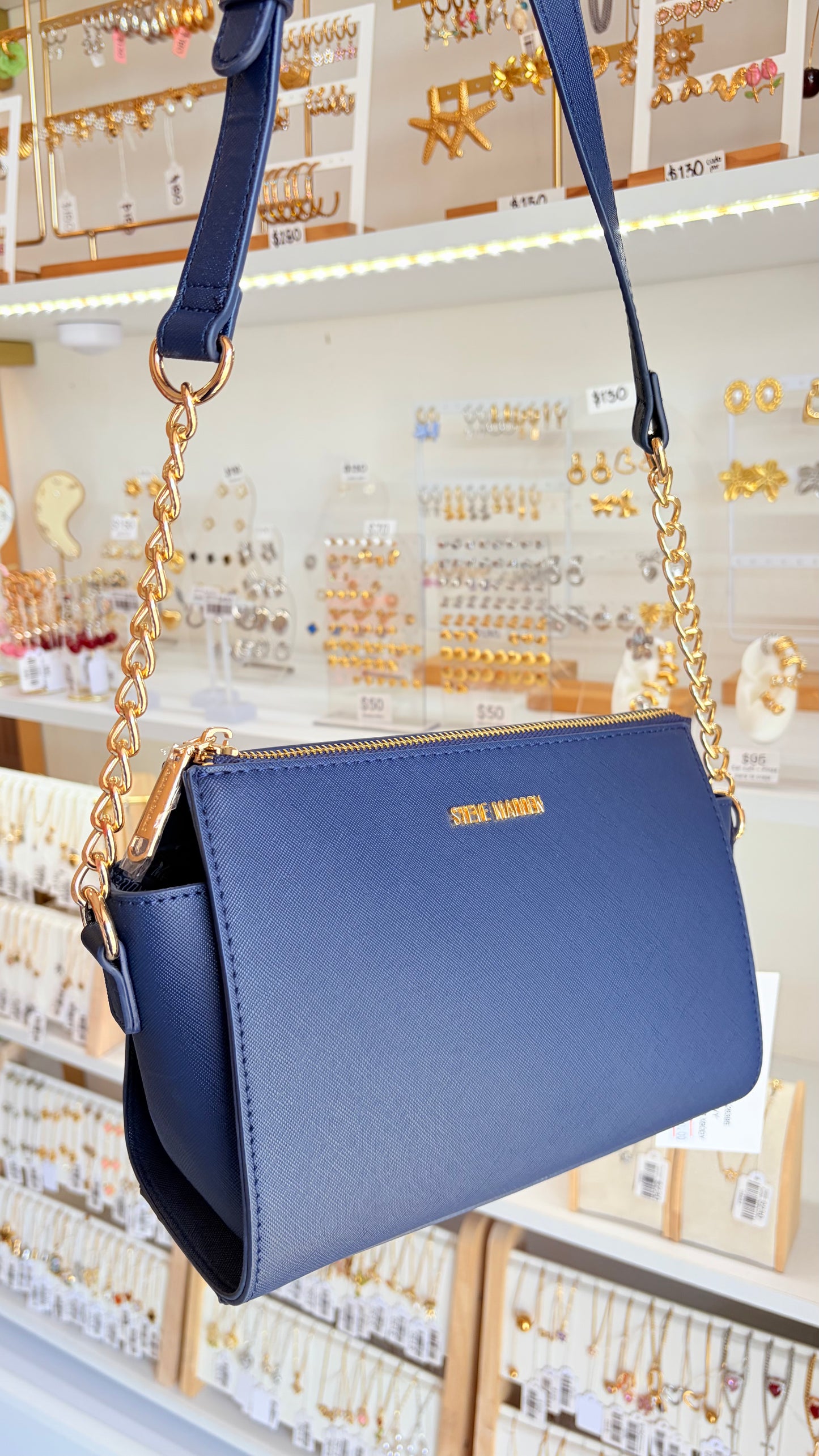 Bolsa Dama Crossbody Azul Steve Madden