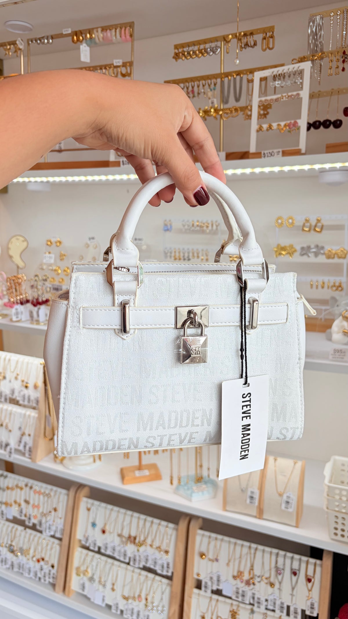 Bolsa Dama Crossbody Blanca Steve Madden
