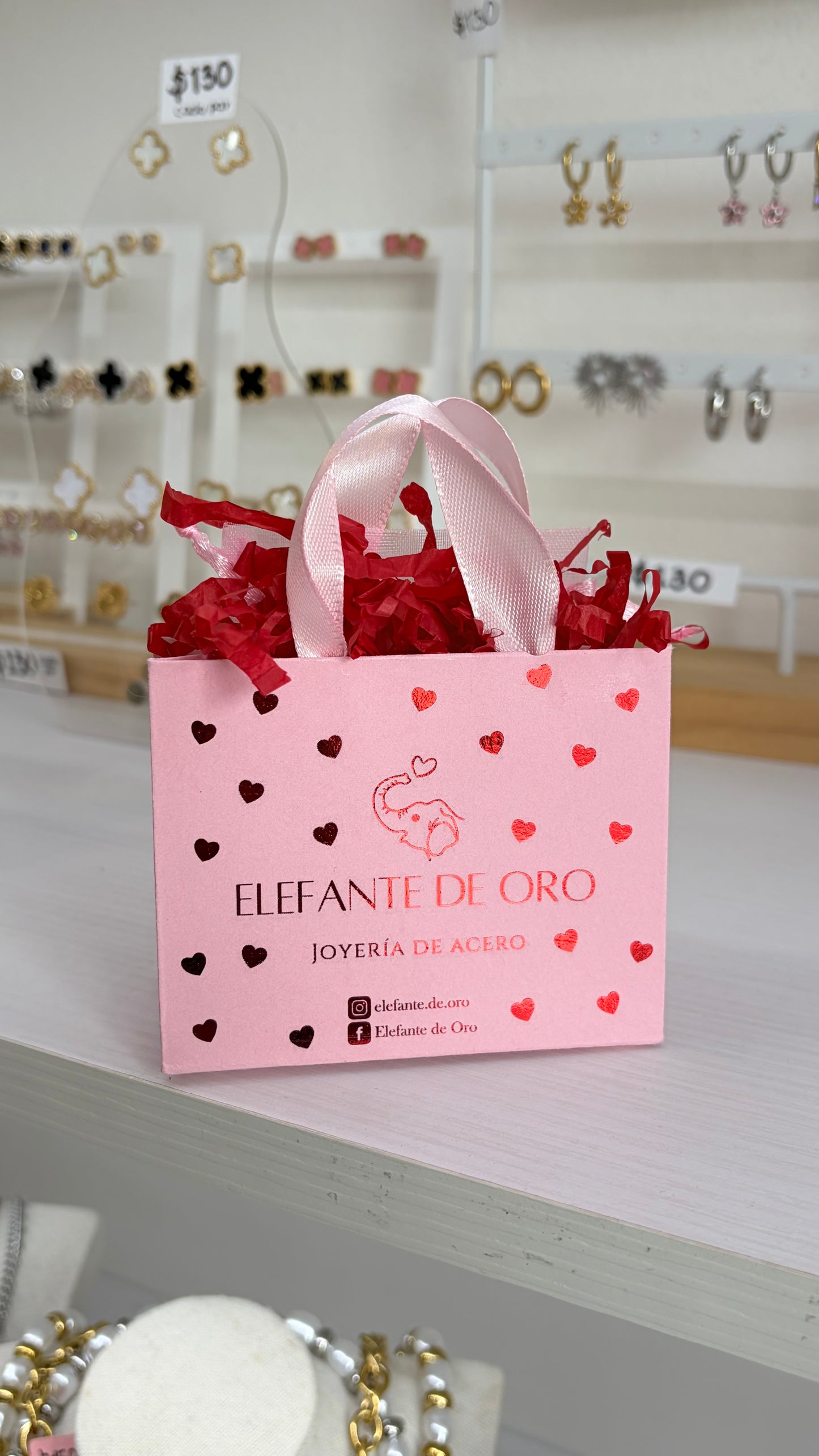 Bolsita De Regalo Febrero Joyería 9x7cm